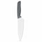 Zyliss Utility Stainless Steel Chef Knife With Translucent Blade Cover 17.6cm, Gray