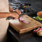 Zyliss Utility Stainless Steel Chef Knife With Translucent Blade Cover 17.6cm, Gray