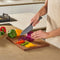 Zyliss Utility Stainless Steel Chef Knife With Translucent Blade Cover 17.6cm, Gray