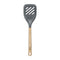 Zyliss Polybutylene Terephthalate Slotted Turner Oak Wood Handle L2xW8xH34cm, Heat Resistant To 200degree C, Gray