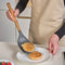 Zyliss Polybutylene Terephthalate Slotted Turner Oak Wood Handle L2xW8xH34cm, Heat Resistant To 200degree C, Gray