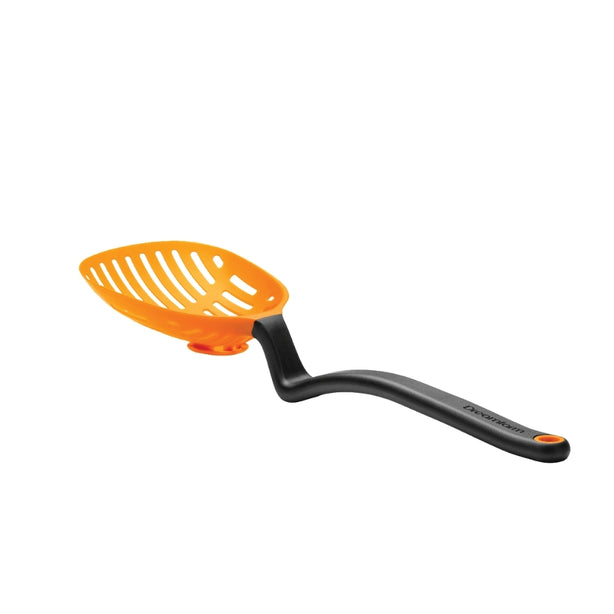 Dreamfarm Nylon Lestrain Scoop Strainer Dripless Sit Up Strainer L28.8xW9.9cm, 0.08Kg, Orange