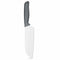 Zyliss Utility Stainless Steel Santoku Knife With Translucent Blade Cover 17.1cm, Gray