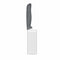 Zyliss Utility Stainless Steel Crinkle Cut Knife With Translucent Blade Cover 11.5cm, Gray