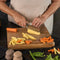 Zyliss Utility Stainless Steel Crinkle Cut Knife With Translucent Blade Cover 11.5cm, Gray