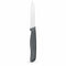 Zyliss Utility Stainless Steel Serrated Paring Knife With Translucent Blade Cover 10cm, Gray
