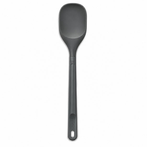 Zyliss Silicone Medium Spoontula L1.9xW5xH29.6cm, Head Heat Resistant To 240degree C, Handle Heat Resistant To 80degree C, Gray
