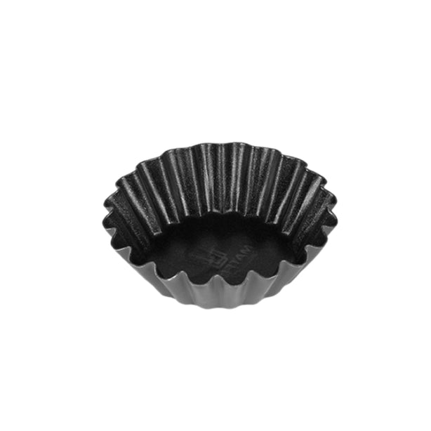 Matfer Exopan Stainless Steel Non-Stick Brioche Pan With 18 Ridges Dia6.5xH2cm, 25Pcs/Pack