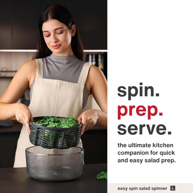 Zyliss Easy Spin Salad Spinner Large