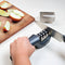 Zyliss Stainless Steel 4-In-1 Knife Sharpener (Scissors And Serrated Blades Sharpening, Honing, Polishing Straight Blades), L20.7xW5xH6.9cm, Gray