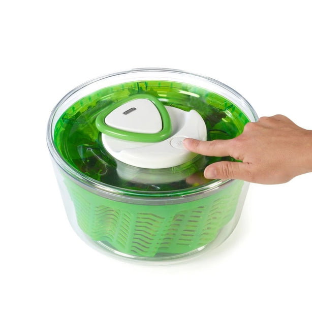 Zyliss Acrylonitrile Butadiene Styrene Large Easy Spin 2 Salad Spinner L26xW26xH14cm, Green