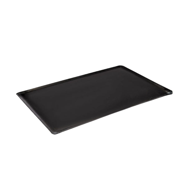 Matfer Blue Steel Rectangle Baking Tray L40xW30cm, Black