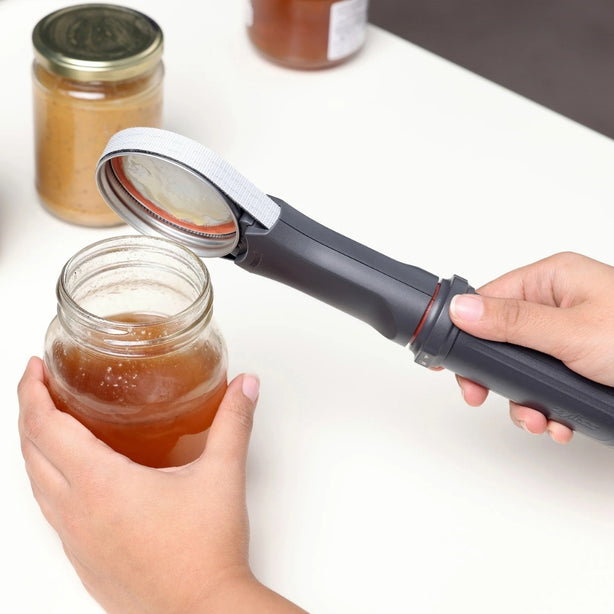 Zyliss Acrylonitrile Butadiene Styrene Jar Opener With Adjustable Rubberized Band L4.3xW4.3xH23.2cm