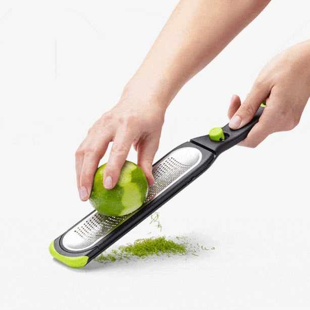 Dreamfarm Stainless Steel Ozest Zester Pop Clean Speed Zester L32xW5.6cm, 0.10Kg ,Blade: 1Mm,Fine - 1Mm,Dreamfarm