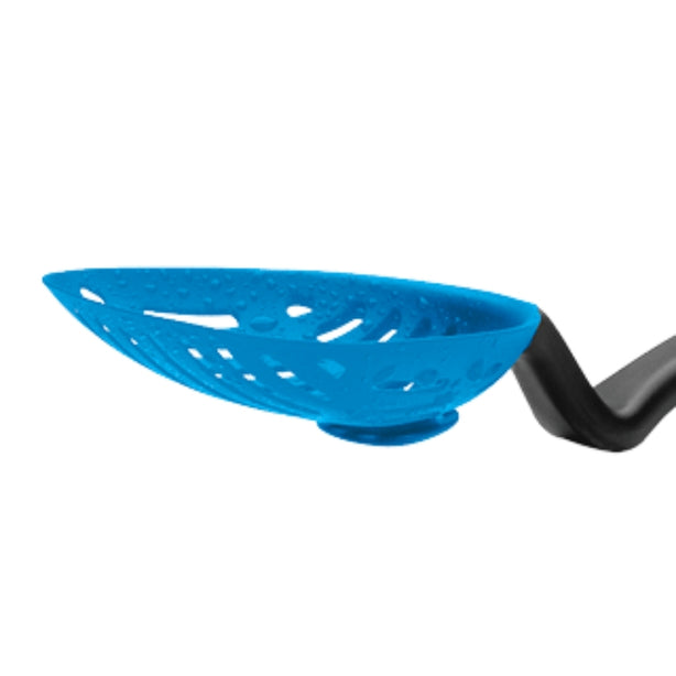 Dreamfarm Nylon Lestrain Scoop Strainer Dripless Sit Up Strainer L28.8xW9.9cm, 0.08Kg,Classic Blue