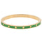 Kate Spade Spot the Spade Enamel Hinged Bangle Bracelet - KS Green KJ727