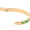 Kate Spade Spot the Spade Enamel Hinged Bangle Bracelet - KS Green KJ727