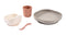 Beaba Silicone Suction Meal Set - Terracotta/Gazelle