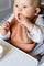 Beaba 1st Stage Silicone Spoons & Case 2 Pack - Praline/Clay