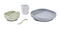 Beaba Silicone Suction Meal Set - Cloud Blue
