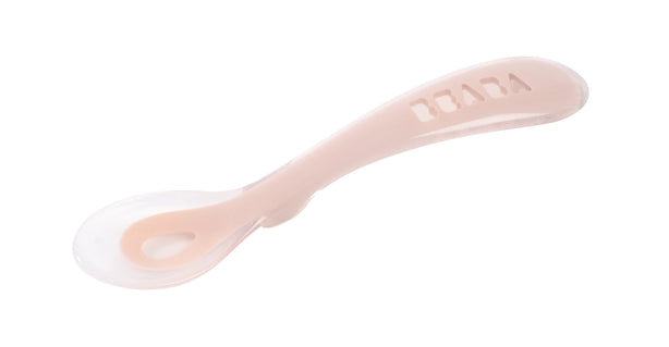 Beaba 2nd Stage Silicone Spoon - Cotton Candy