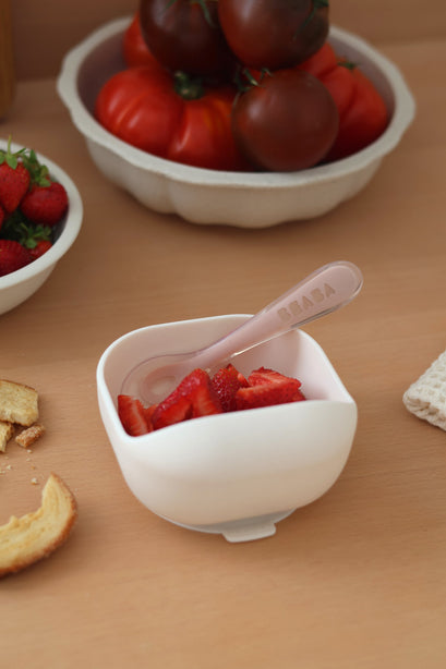 Beaba 2nd Stage Silicone Spoon - Cotton Candy