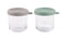 Beaba Glass Jars 250ml 2 Pack - Sage Green/Grey