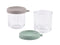Beaba Glass Jars 250ml 2 Pack - Sage Green/Grey