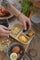 Beaba Silicone Suction Divided Plate - Clay