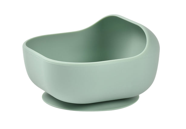 Beaba Silicone Suction Bowl - Sage Green