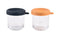 Beaba Glass Jars 250ml 2 Pack - Night Blue/Honey