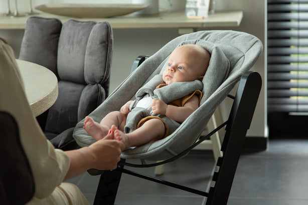 Childhome Evosit Newborn Seat - Black Frame