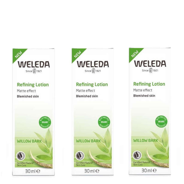 Weleda Blemished Skin Refining Lotion 30ml (Bundle of 3)