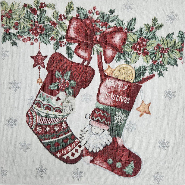 STOCKING Chenille Cushion Cover