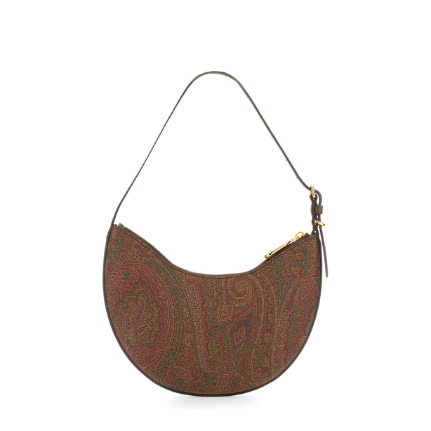 Essential Small Paisley Jacquard Hobo Bag - Braun