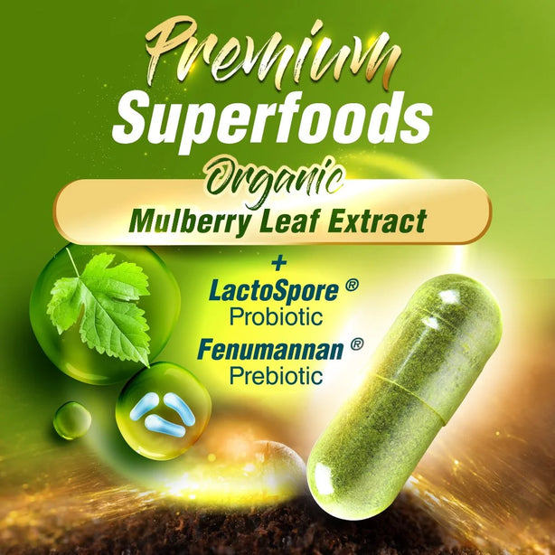 LABO Mulbiotic Capsule Glucose Support for Blood Sugar Diabetes Weight Appetite