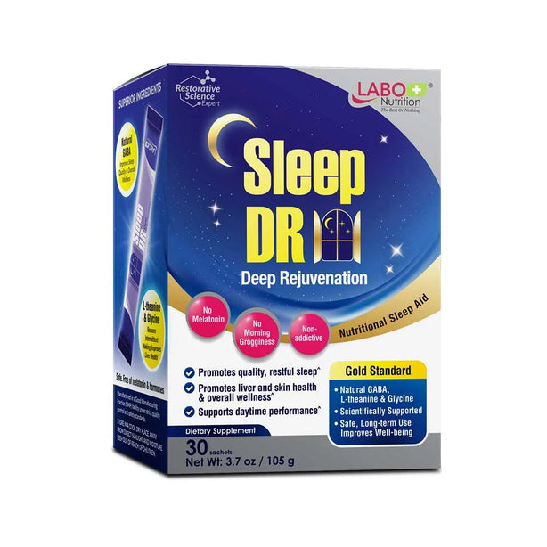 LABO Nutrition Sleep DR Insomnia Supplement Melatonin Free with Natural GABA