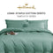 Hallmark Simplicity Premium Cotton 1200TC Plain Bed Linen - Green