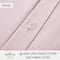 Hallmark Simplicity Premium Cotton 1200TC Plain Bed Linen - Pink