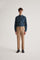 Coupe Cousu, Forest, Double Collar Long Sleeve Shirt