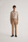 Coupe Cousu, Sand Twill, Double Collar Long Sleeve Shirt