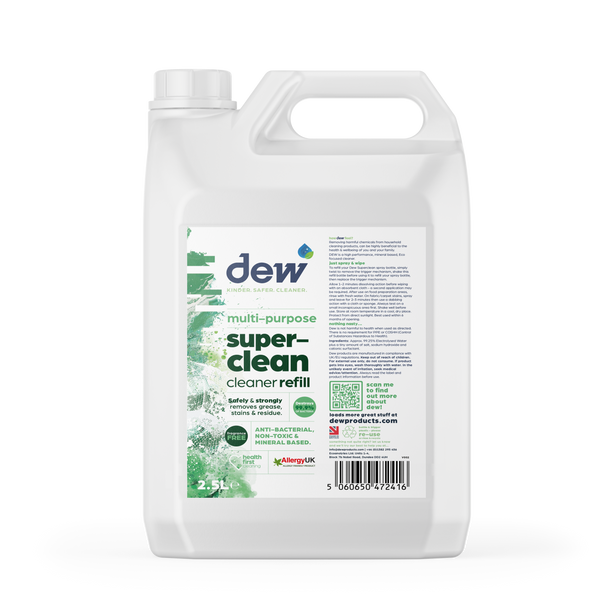 Dew Superclean Fragrance-free Refill 2.5L