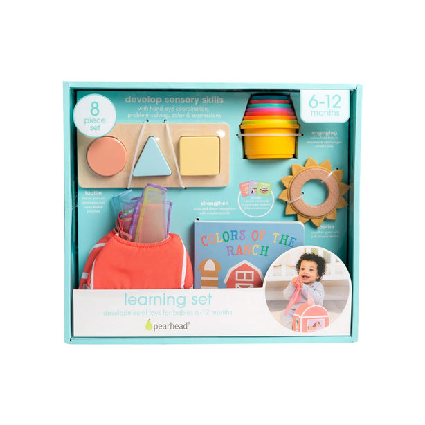 Pearhead Silicone Bib 2 Pack - Milk Drunk