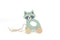 Bubble Wooden Raccoon Pull Along Toy