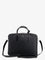 Tom Ford Leather work bag with front lettering logo - Black