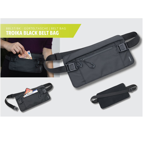 Troika Black Belt Bag BBL57BK