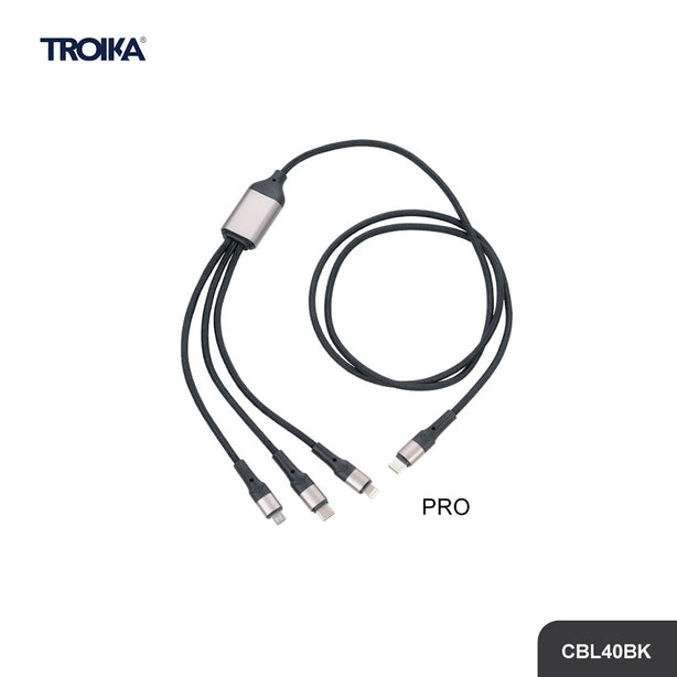 Troika Cable Dreizack Pro CBL40BK