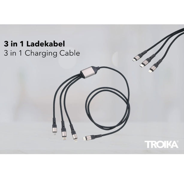 Troika Cable Dreizack Pro CBL40BK