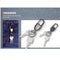 Troika Keyring Carabiniero Gunmetal KR2309GM