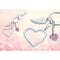 Troika Keyring Love is in the Air Chrome KR1701CH